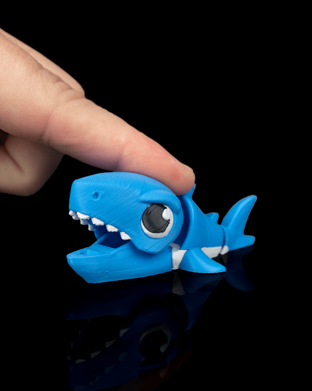 Bite Fin – 3D Printed Shark Clip & Mini Fidget Toy