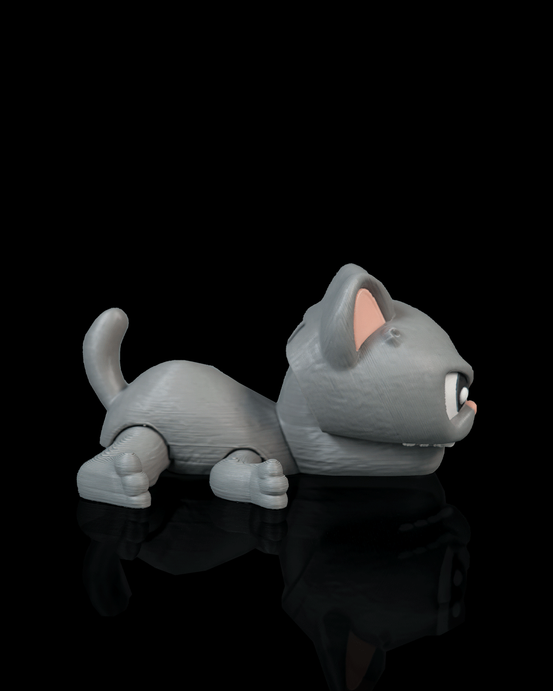 Bitty Pounce – 3D Printed Kitten Finger Fidget Toy