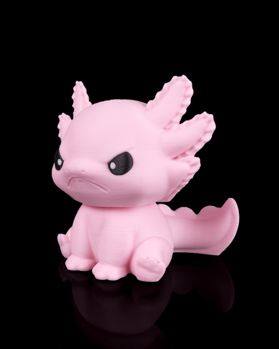 Grumpy Axolotl – 3D Printed Axolotl Figurine