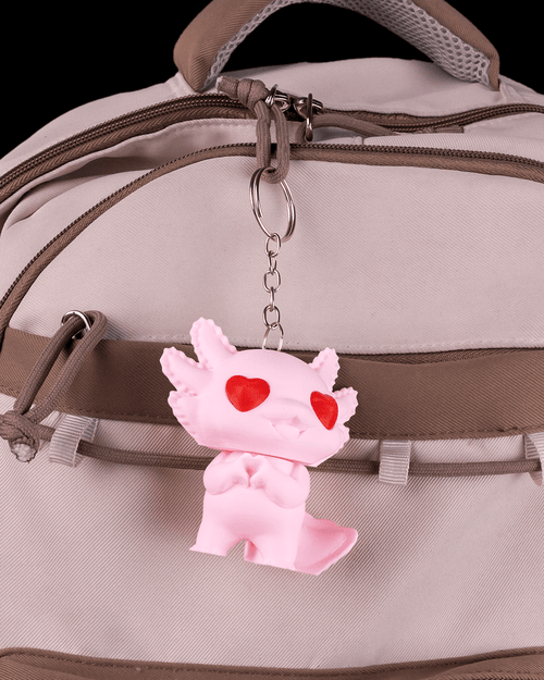 Heartfelt Axolotl – 3D Printed Axolotl Figurine