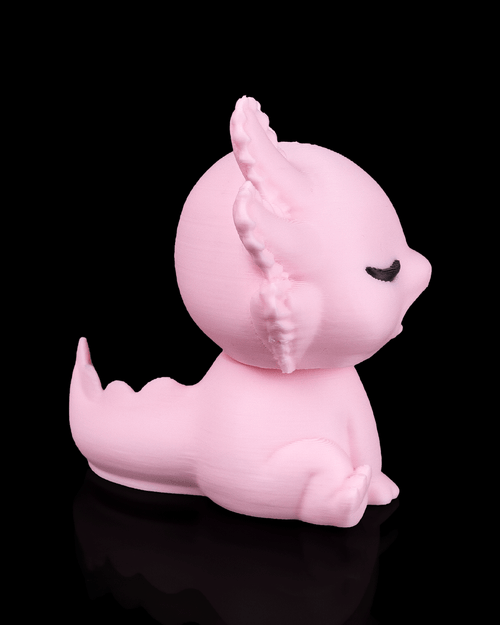 Sleepy Axolotl – 3D Printed Axolotl Figurine