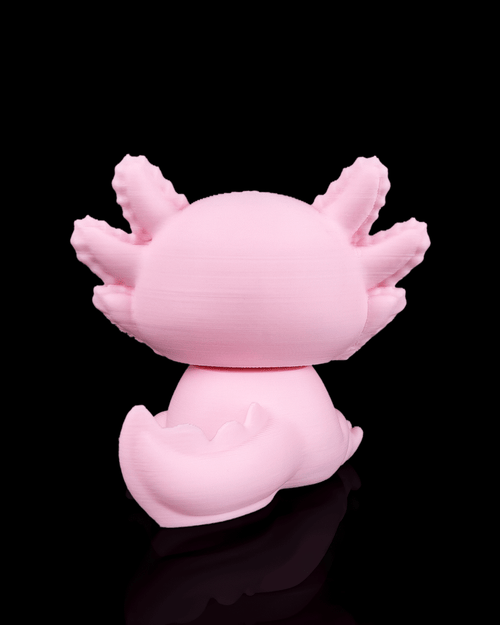 Sleepy Axolotl – 3D Printed Axolotl Figurine