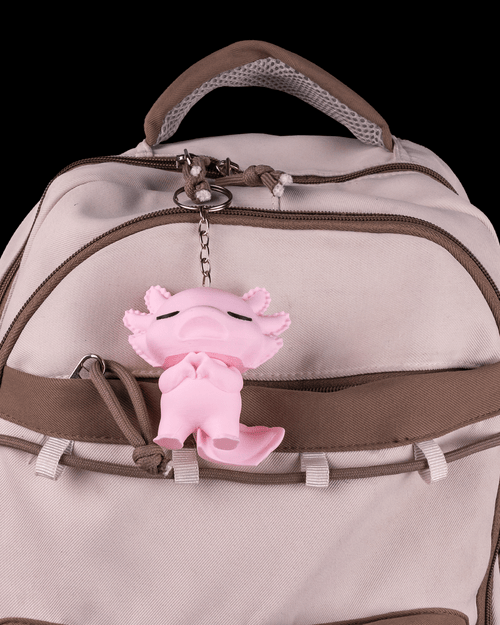 Sleepy Axolotl – 3D Printed Axolotl Figurine
