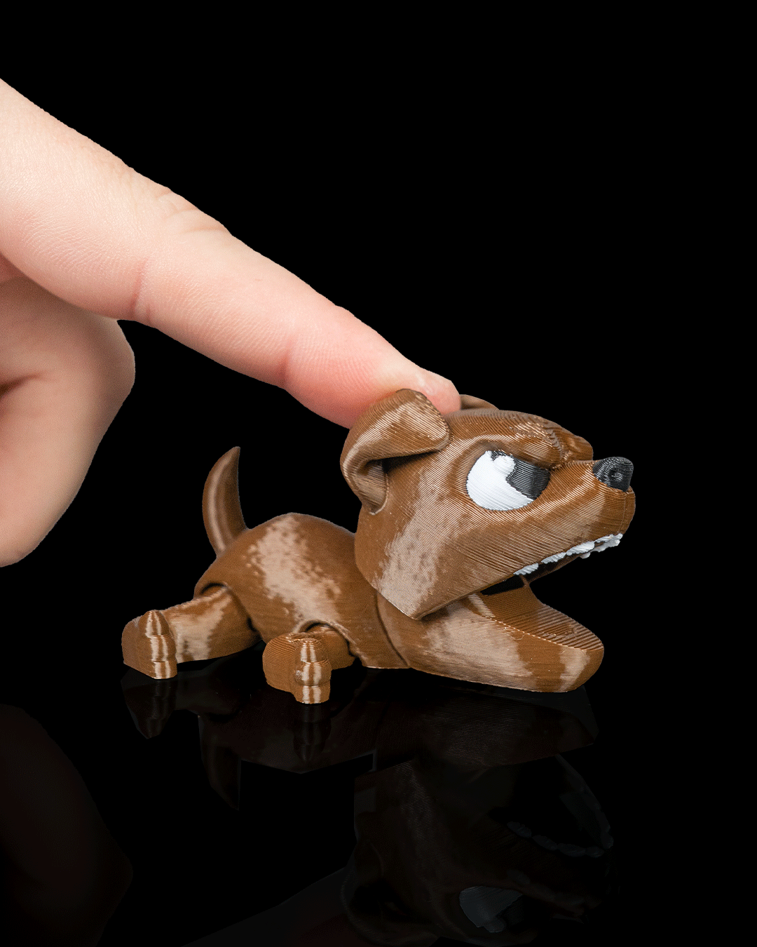 Snappy Pup – 3D Printed Puppy Finger Fidget Toy