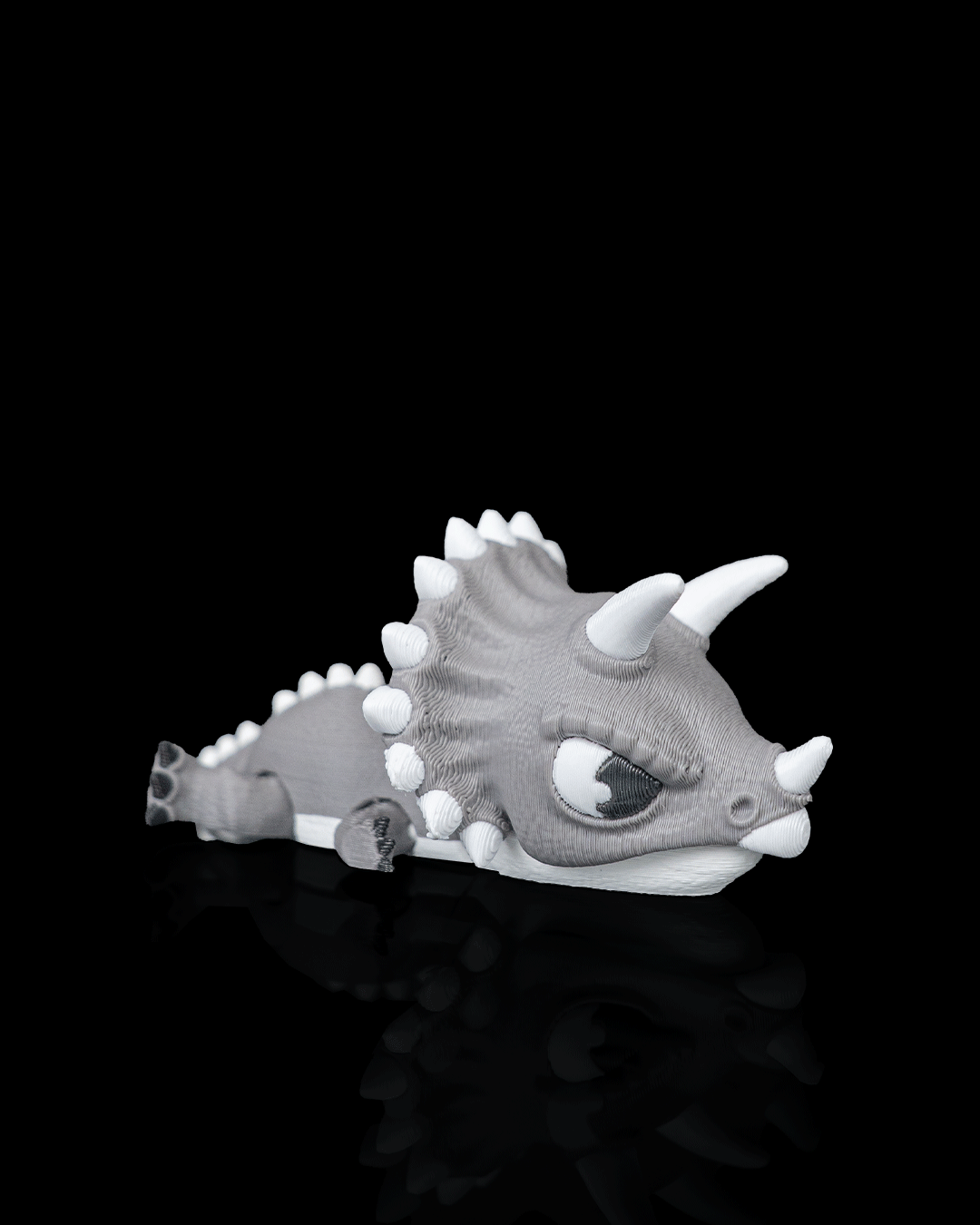 Tri Snap – 3D Printed Triceratops Finger Fidget Toy