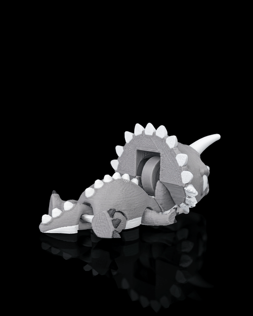 Tri Snap – 3D Printed Triceratops Finger Fidget Toy