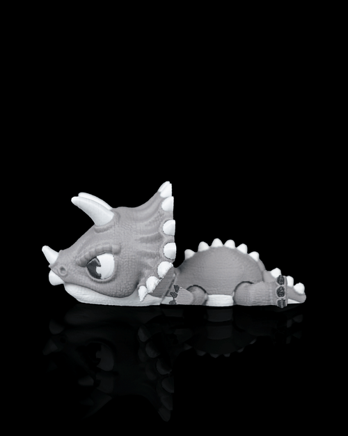 Tri Snap – 3D Printed Triceratops Finger Fidget Toy