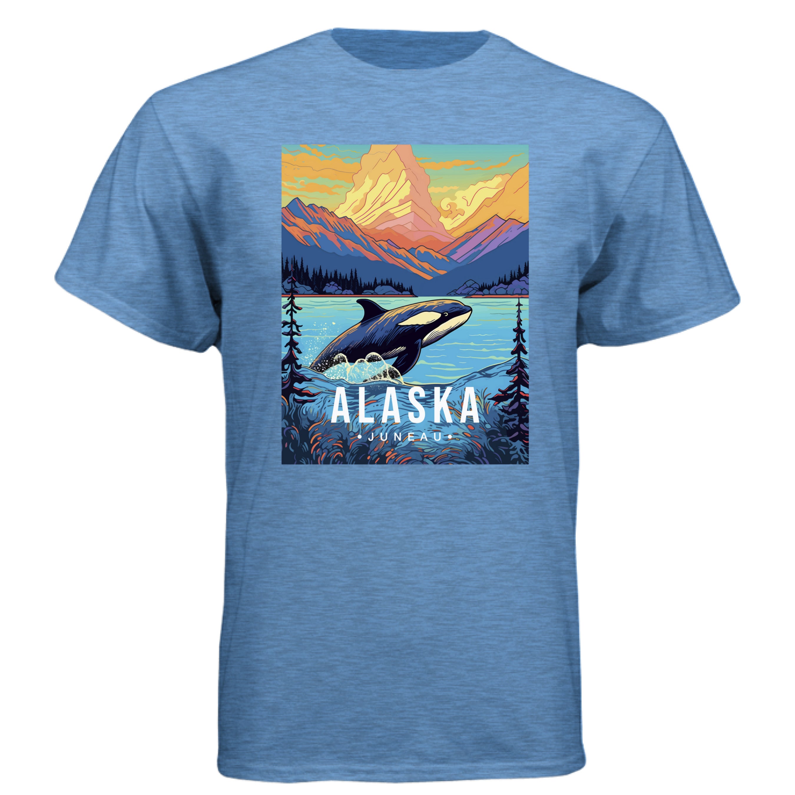 Heather Columbia Blue - FRONT