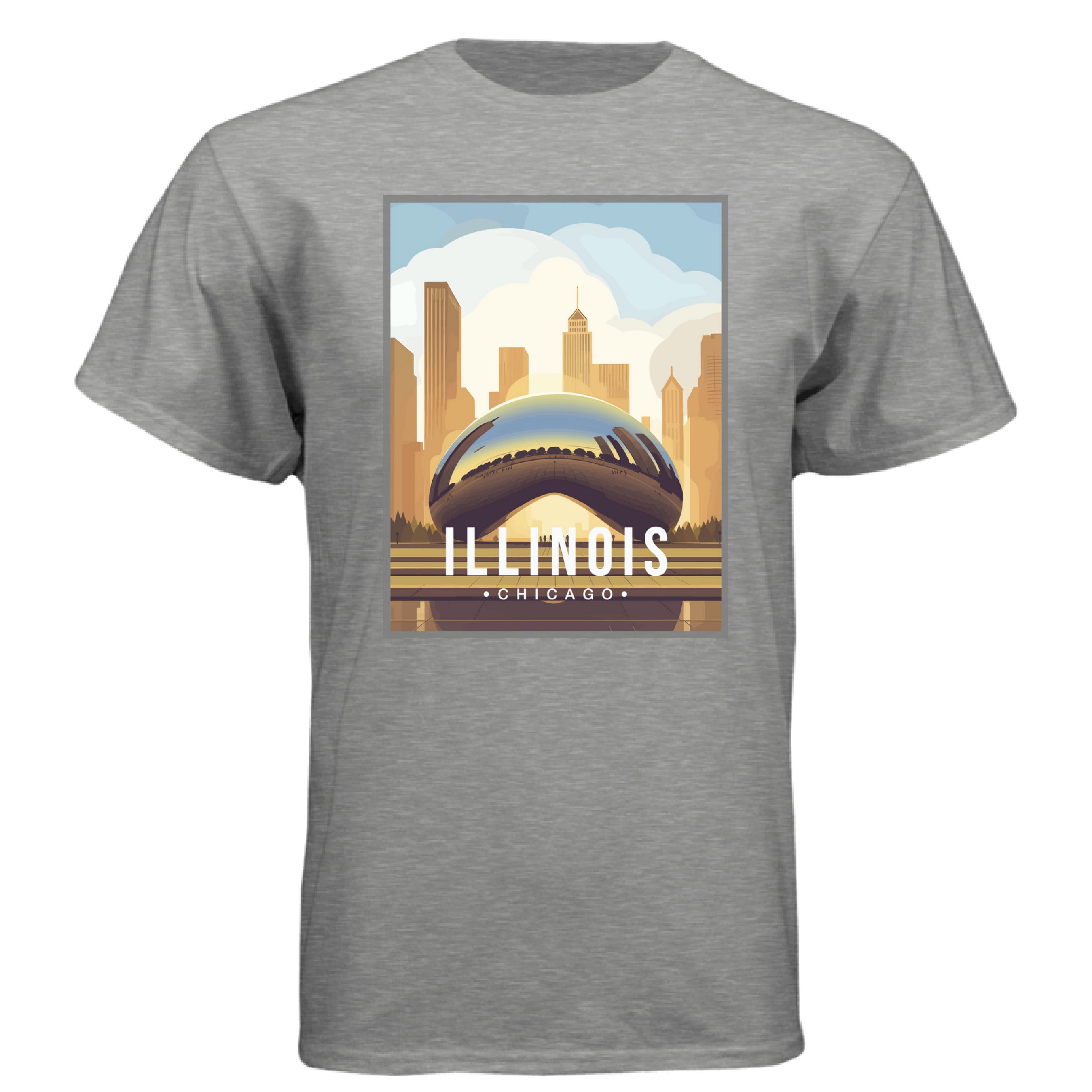 Dark Heather Grey (60/40) - FRONT