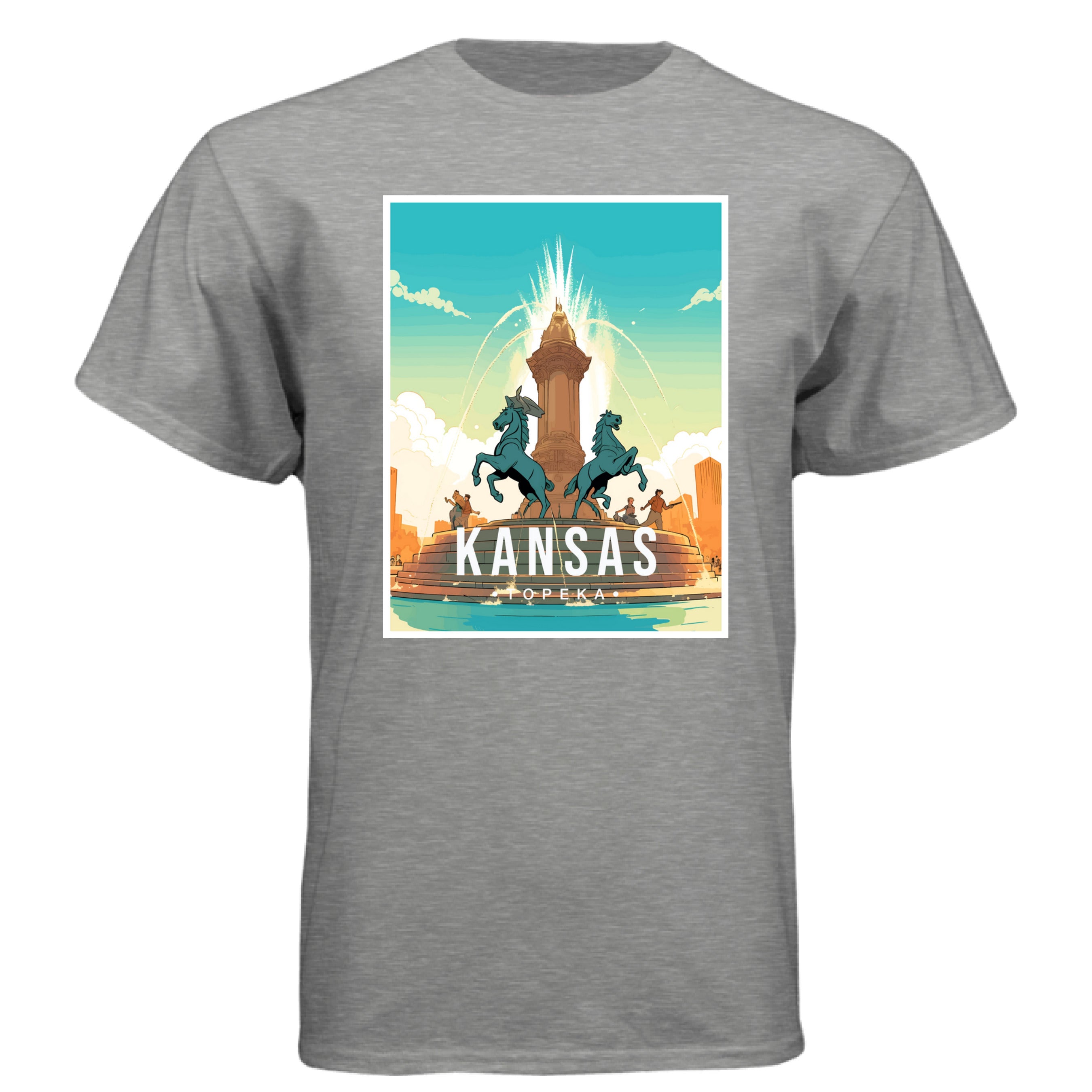Dark Heather Grey (60/40) - FRONT
