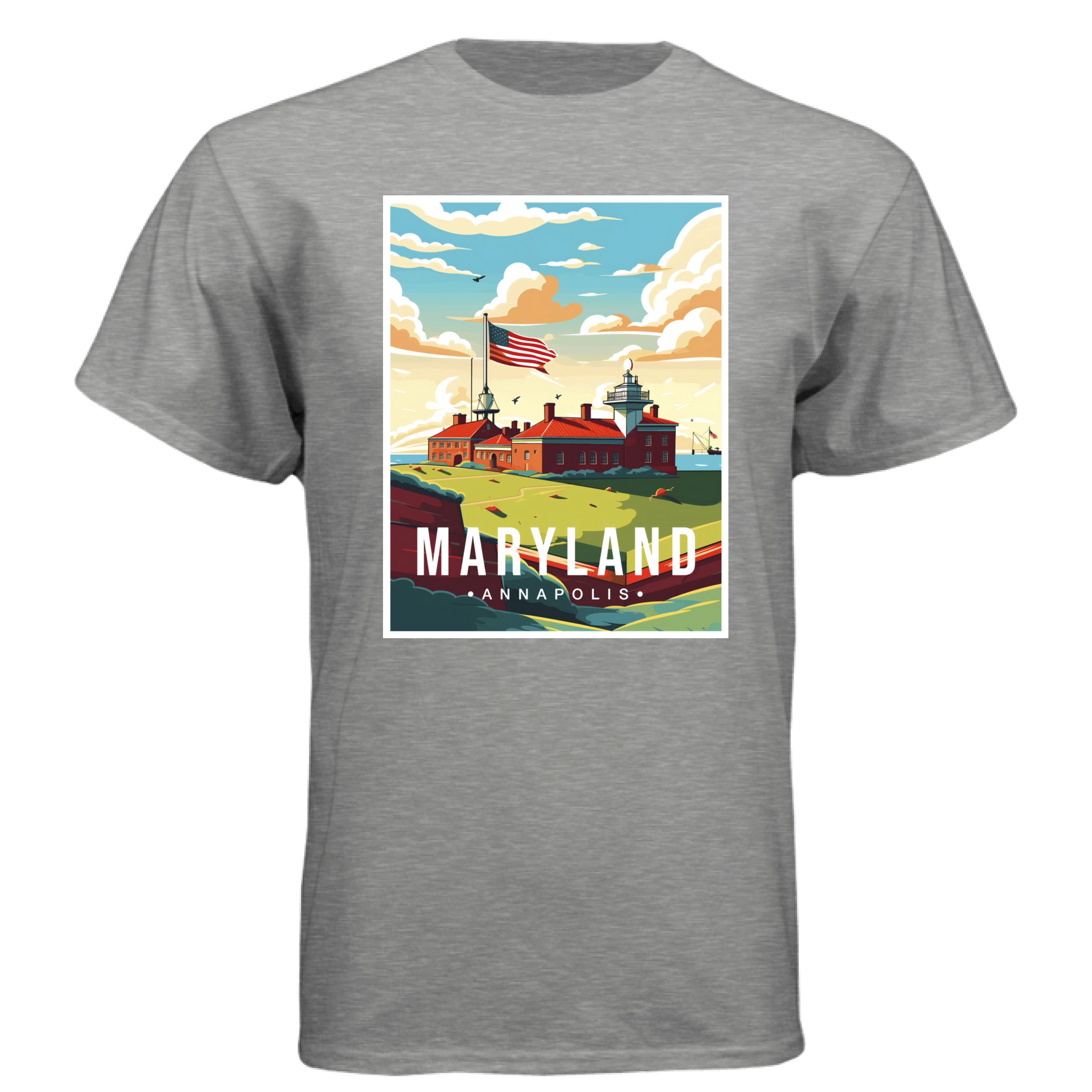 Dark Heather Grey (60/40) - FRONT