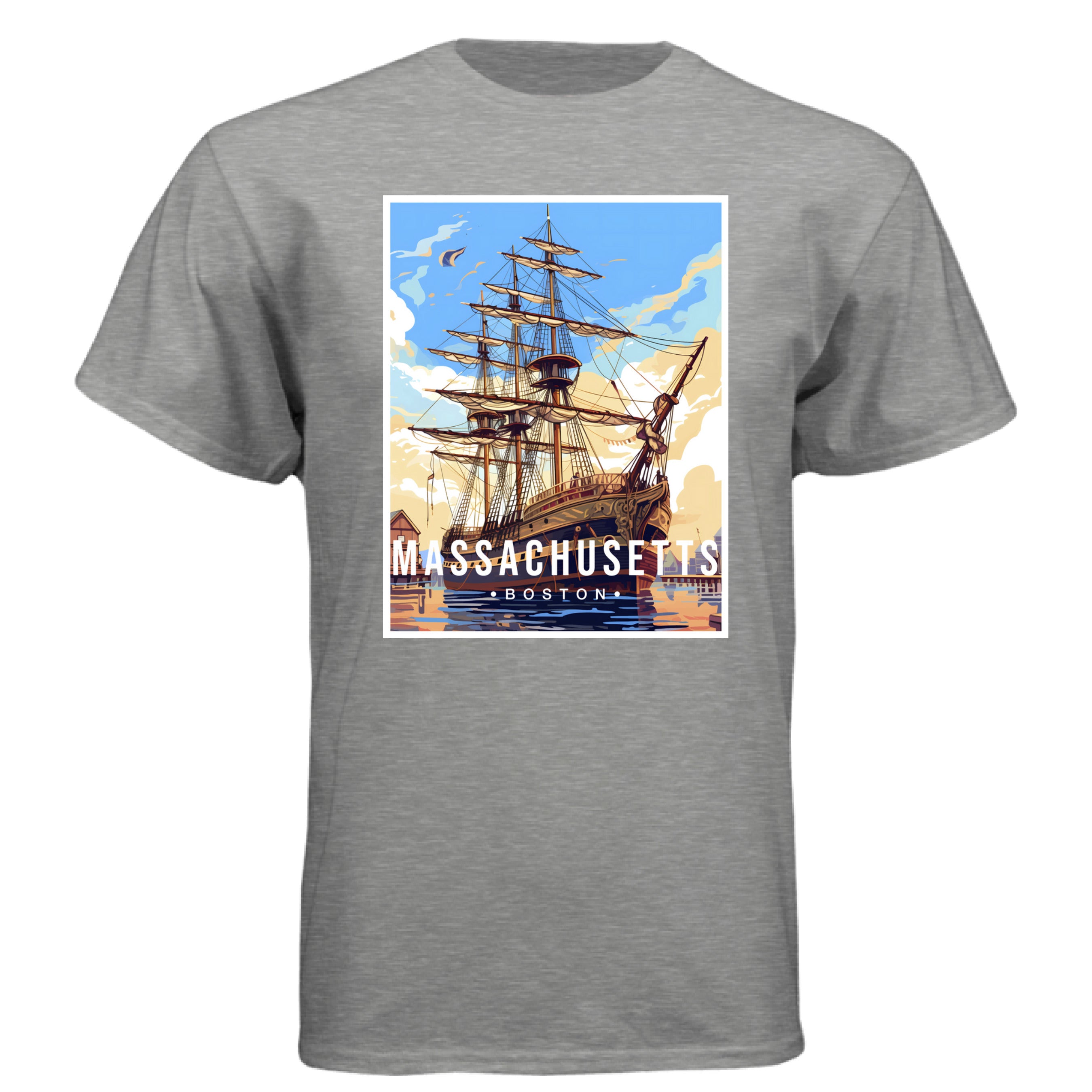 Dark Heather Grey (60/40) - FRONT