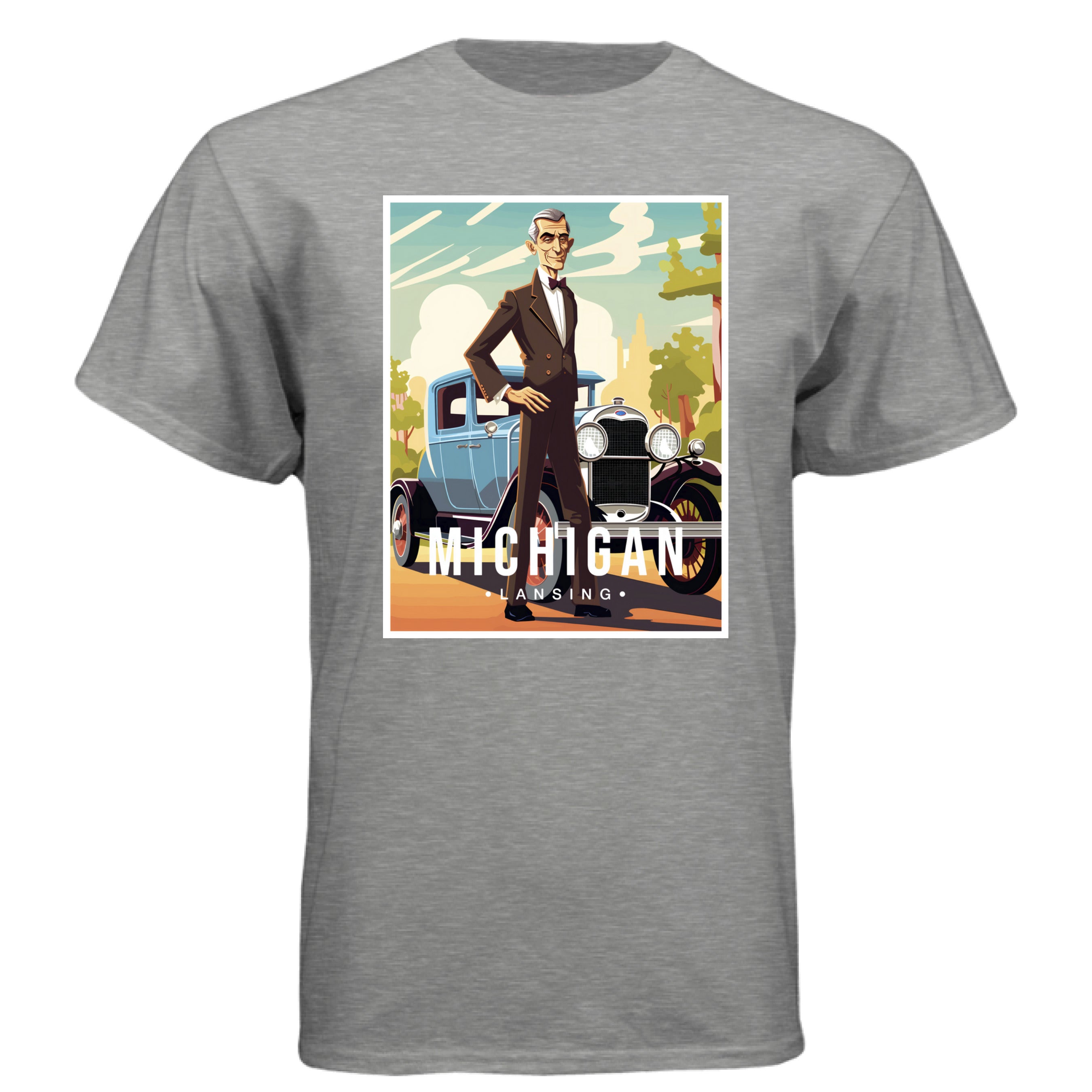 Dark Heather Grey (60/40) - FRONT