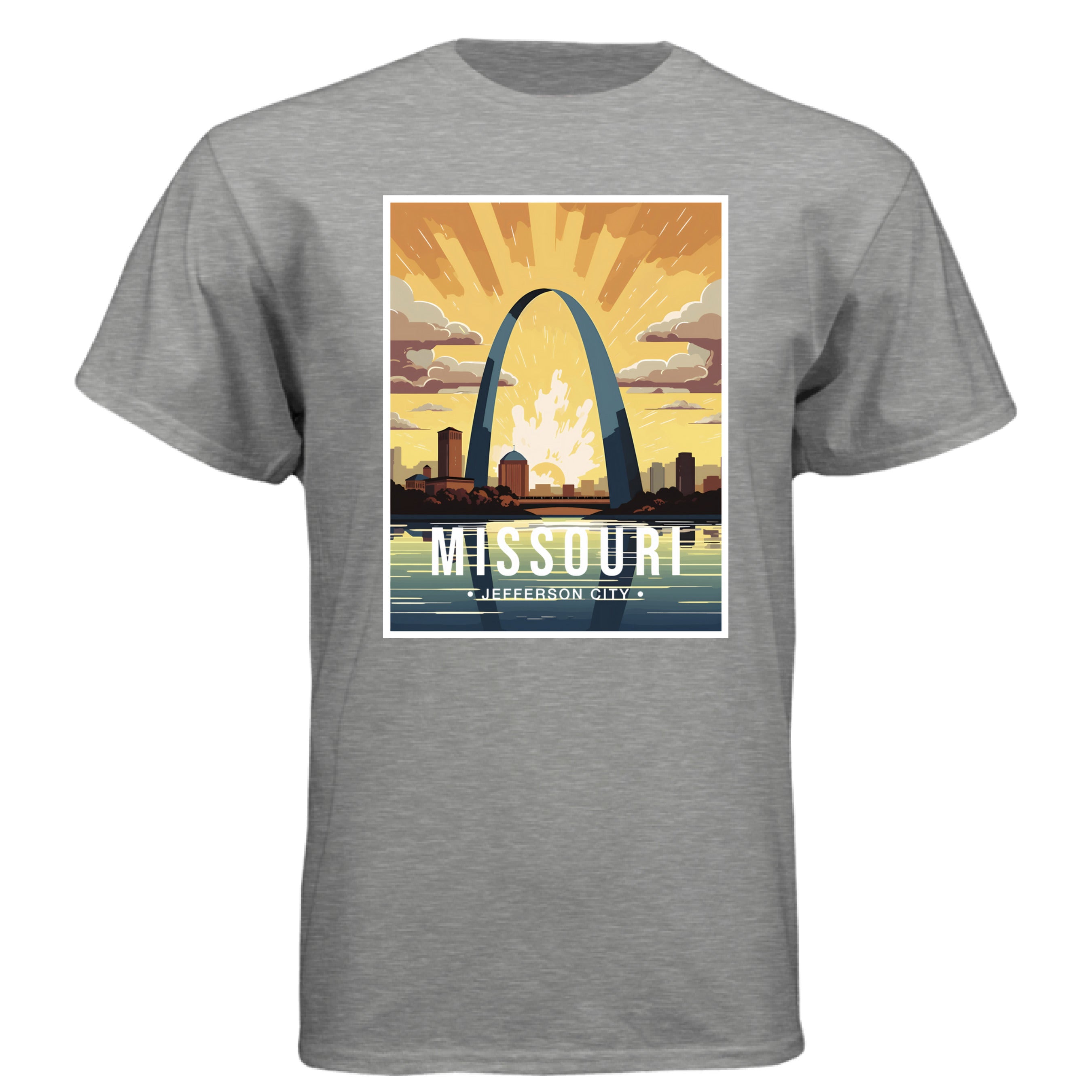 Dark Heather Grey (60/40) - FRONT