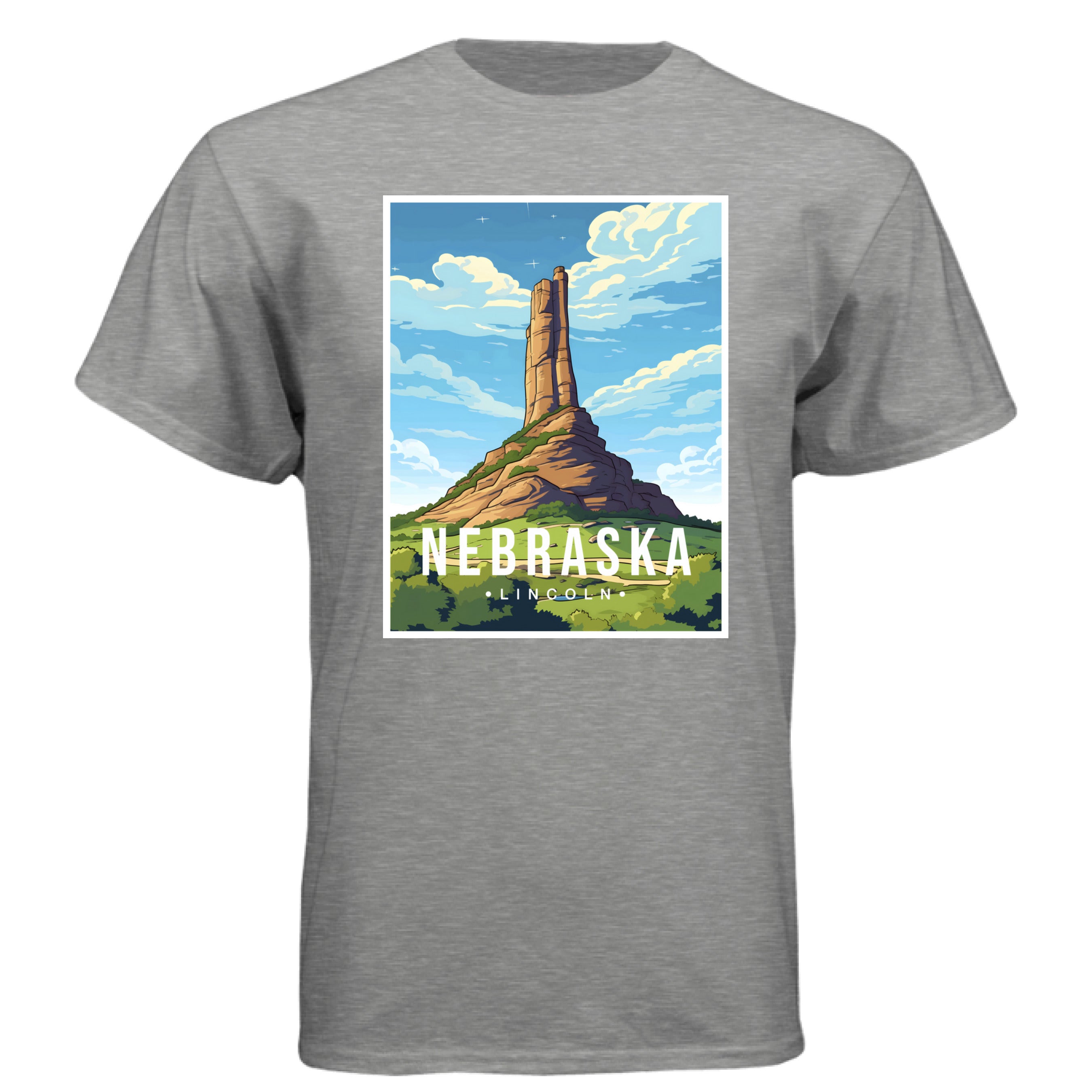 Dark Heather Grey (60/40) - FRONT