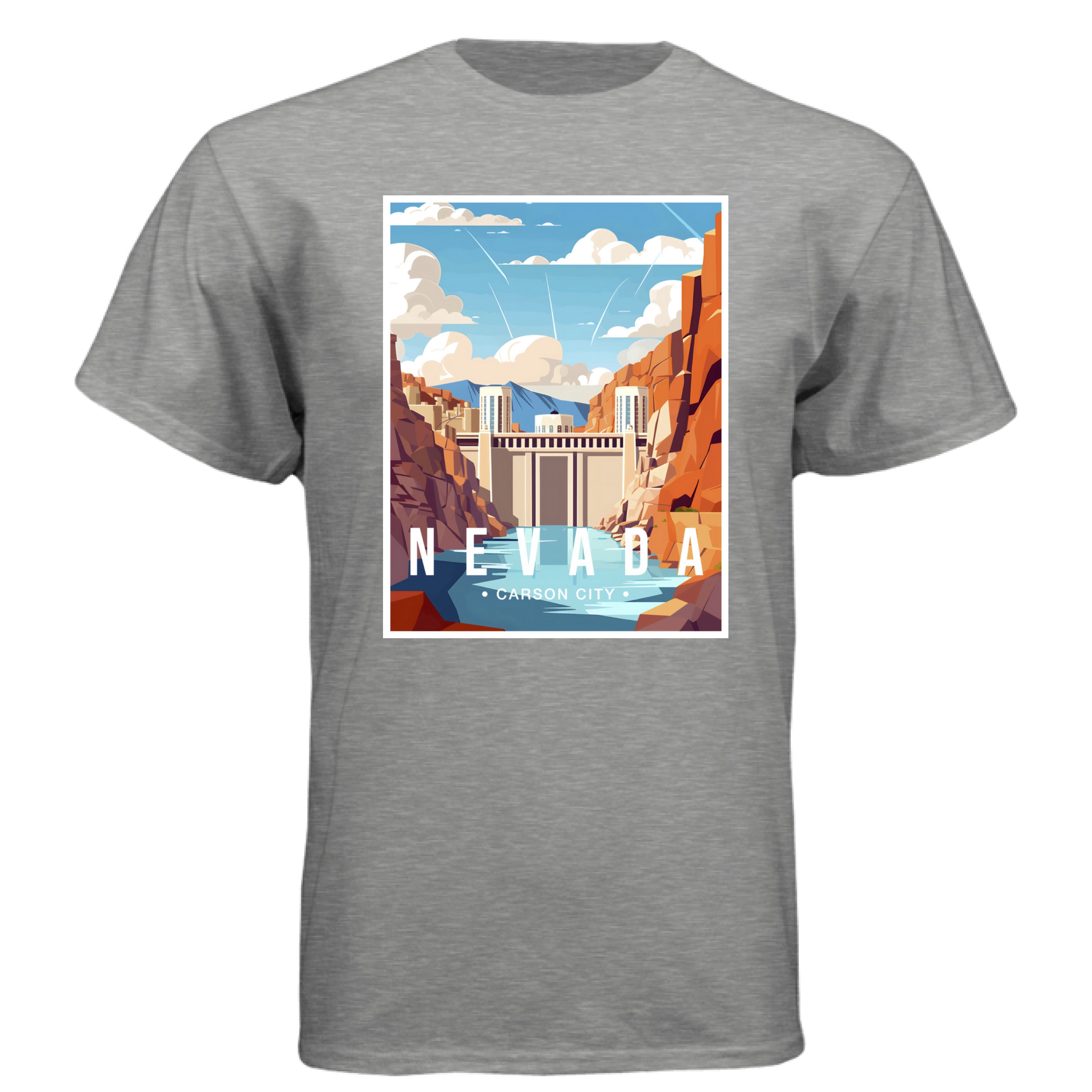 Dark Heather Grey (60/40) - FRONT