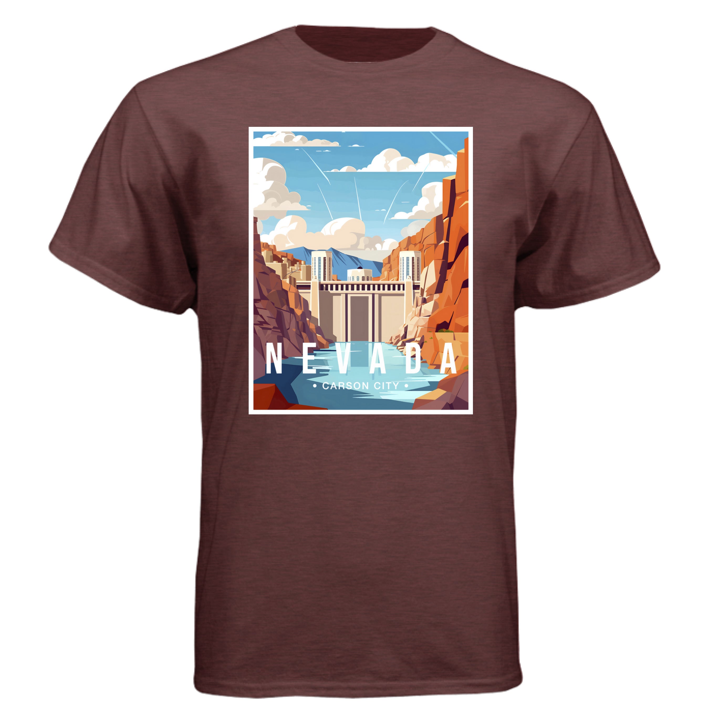 Heather Maroon - FRONT