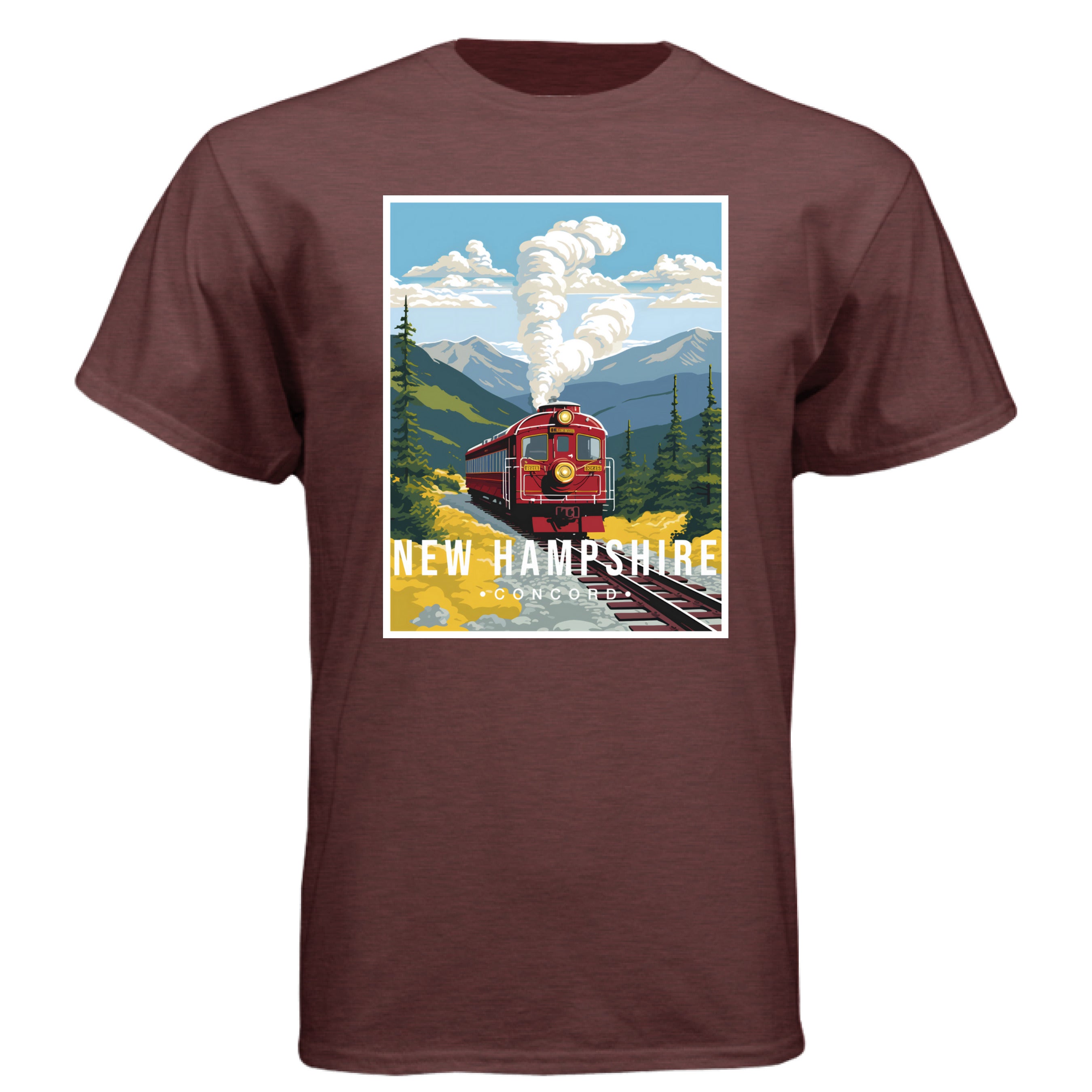 Heather Maroon - FRONT