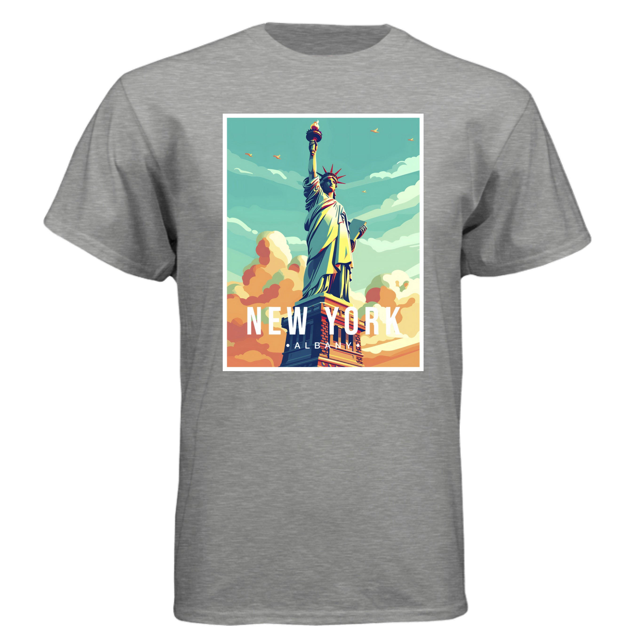 Dark Heather Grey (60/40) - FRONT