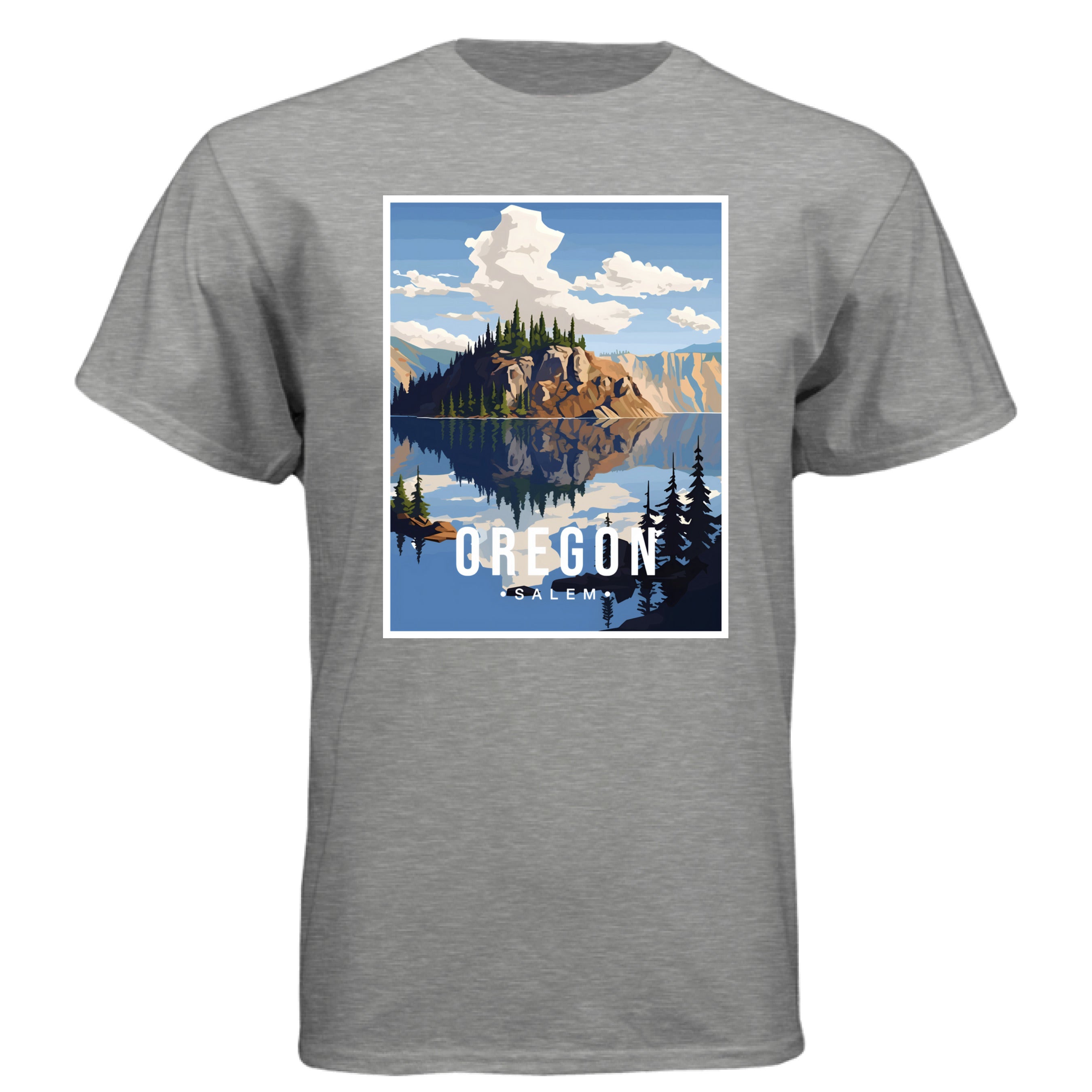 Dark Heather Grey (60/40) - FRONT
