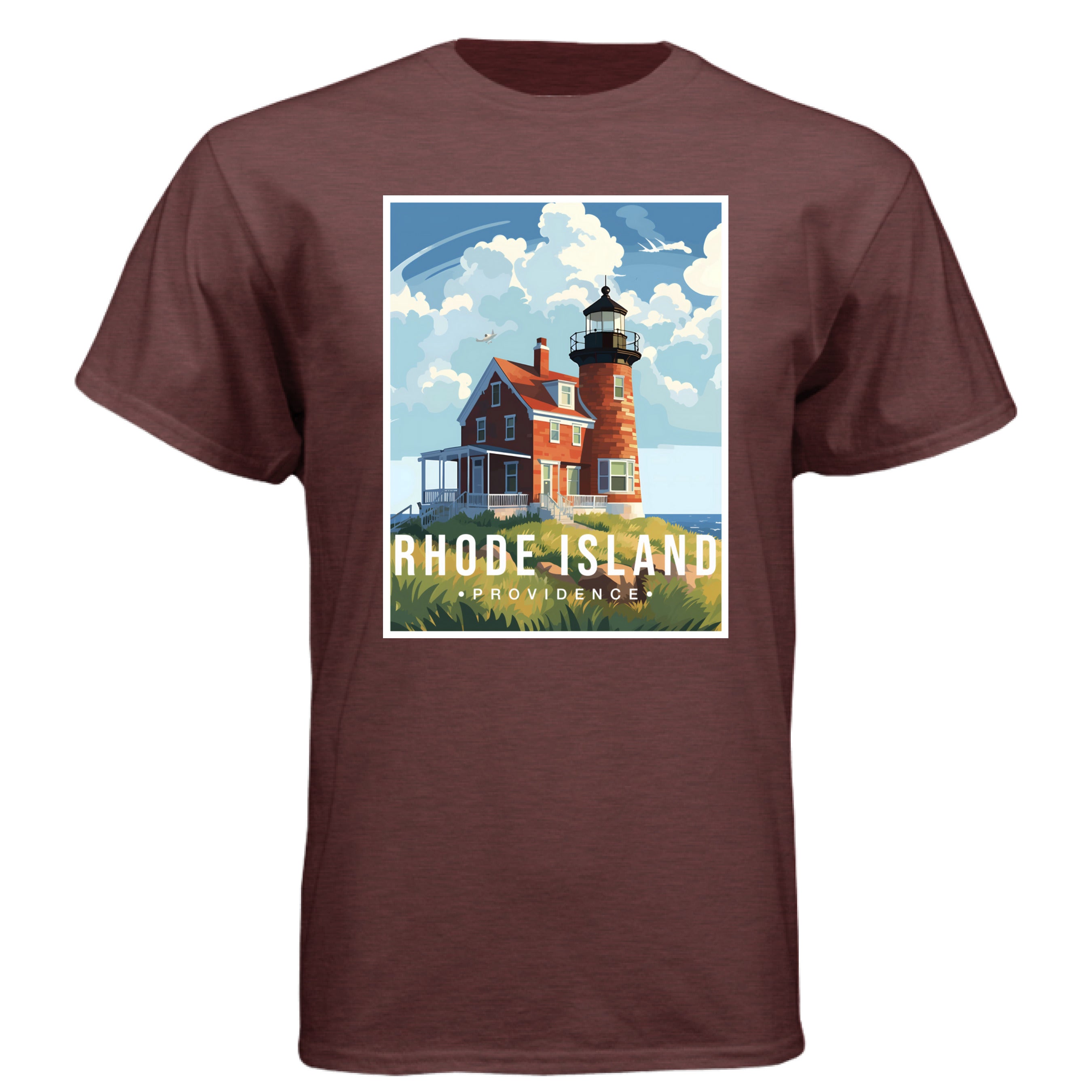 Heather Maroon - FRONT