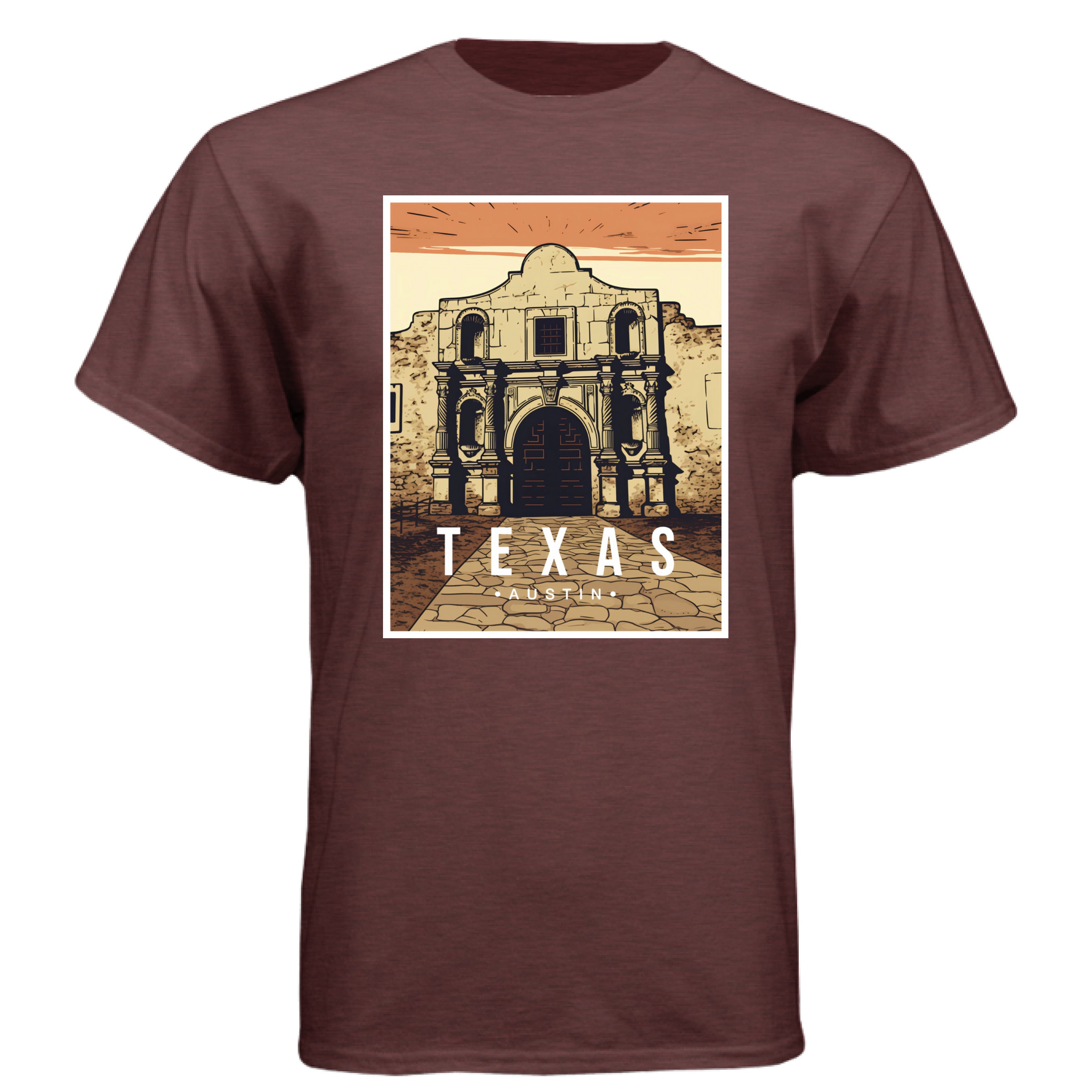 Heather Maroon - FRONT
