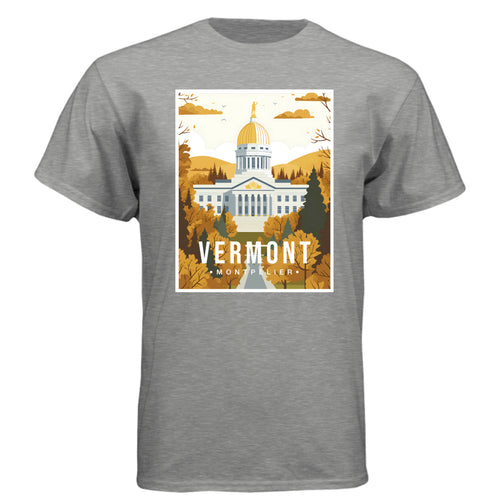 Dark Heather Grey (60/40) - FRONT