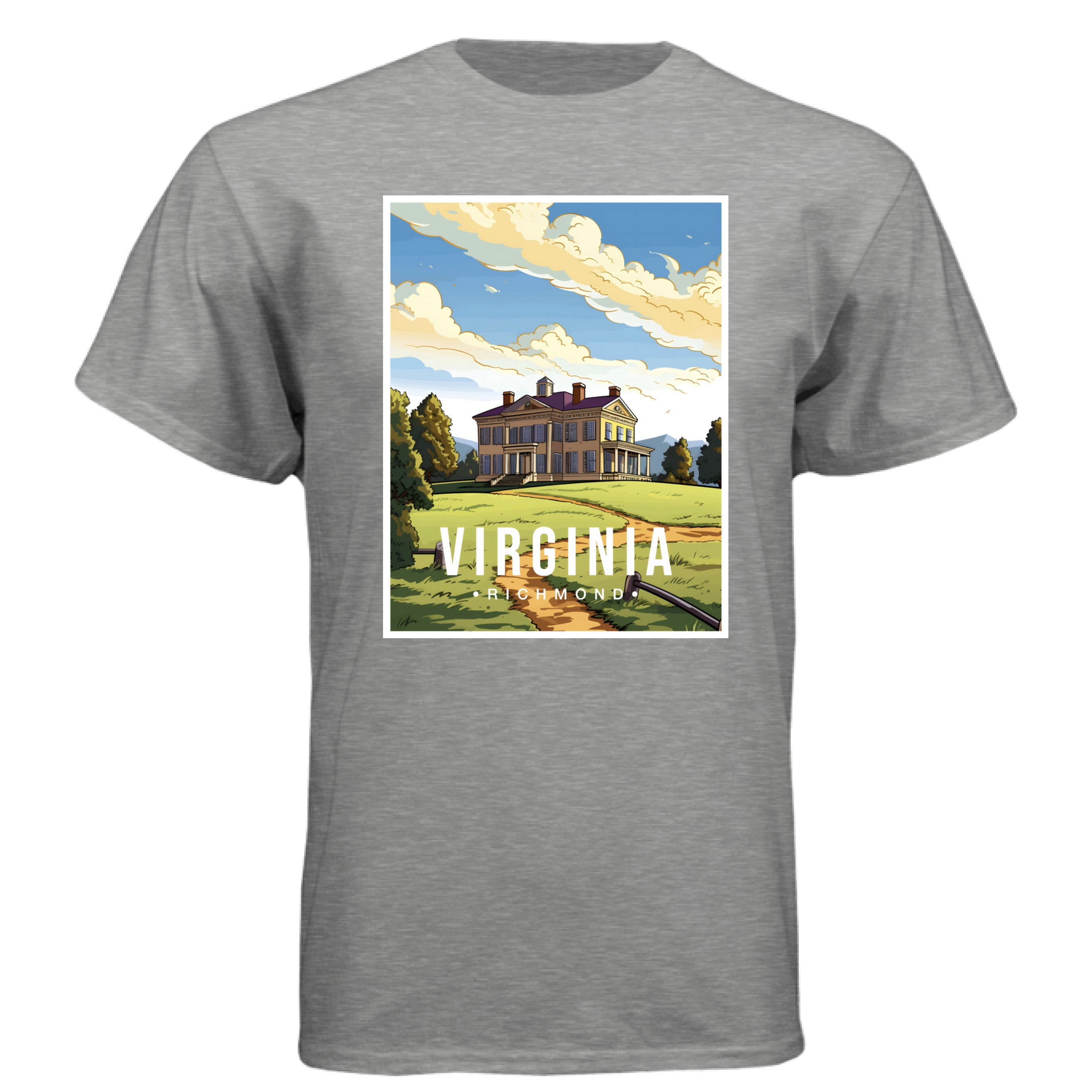 Dark Heather Grey (60/40) - FRONT
