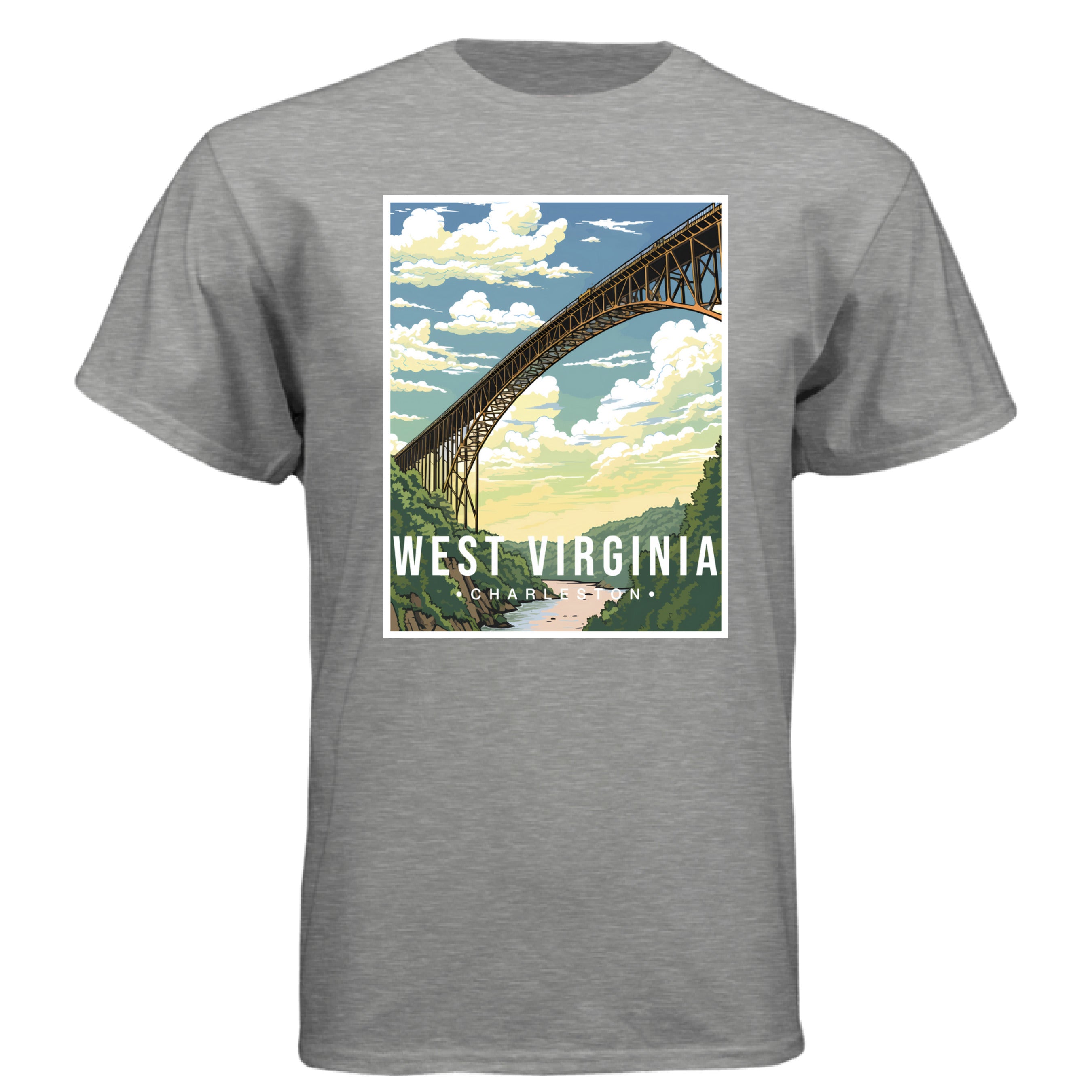 Dark Heather Grey (60/40) - FRONT