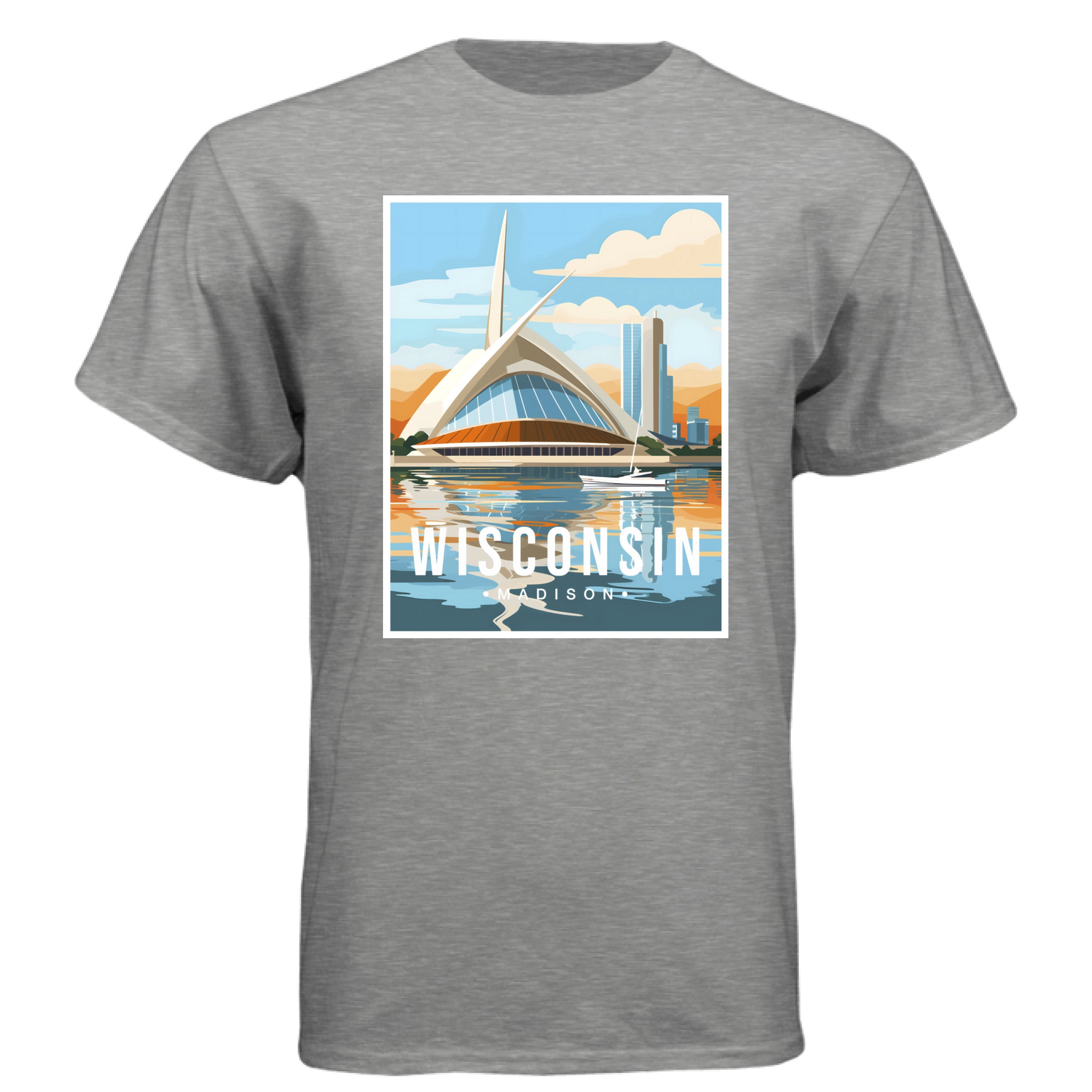 Dark Heather Grey (60/40) - FRONT