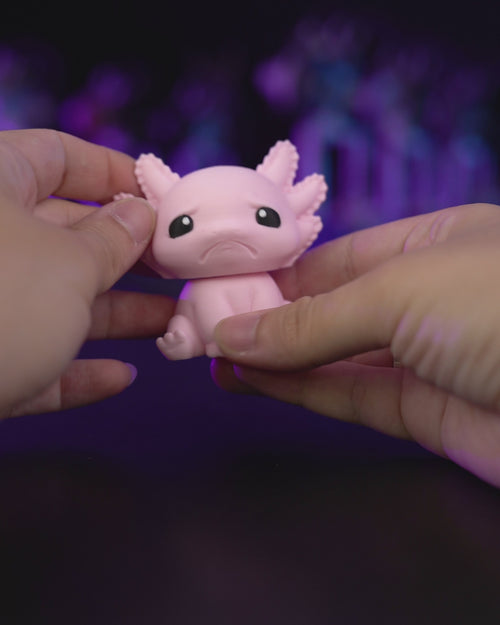 Gloomy Axolotl – 3D Printed Axolotl Figurine
