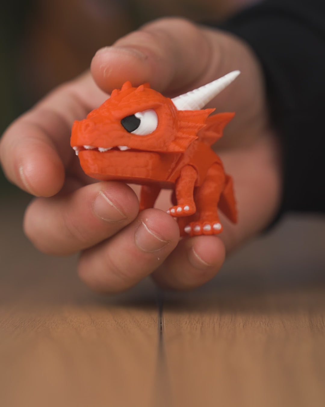 Tiny Fang – 3D Printed Dragon Finger Fidget Toy